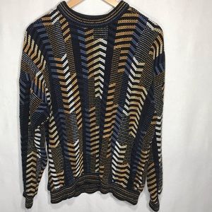 Vintage Chunky Knit Baracuta Cosby Style Sweater